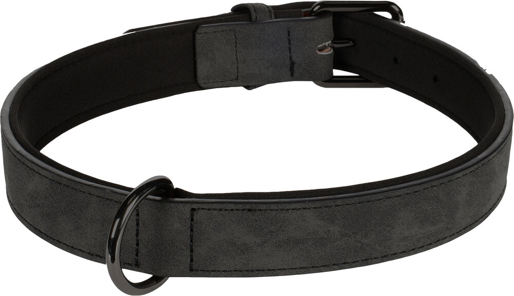 Halsband met neopreen Delu Zwart