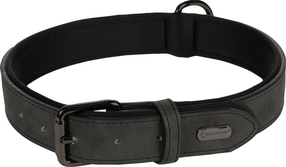 Halsband met neopreen Delu Zwart