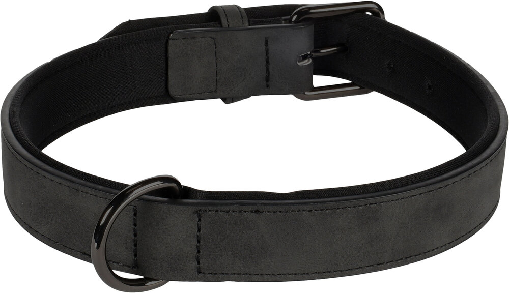 Halsband met neopreen Delu Zwart