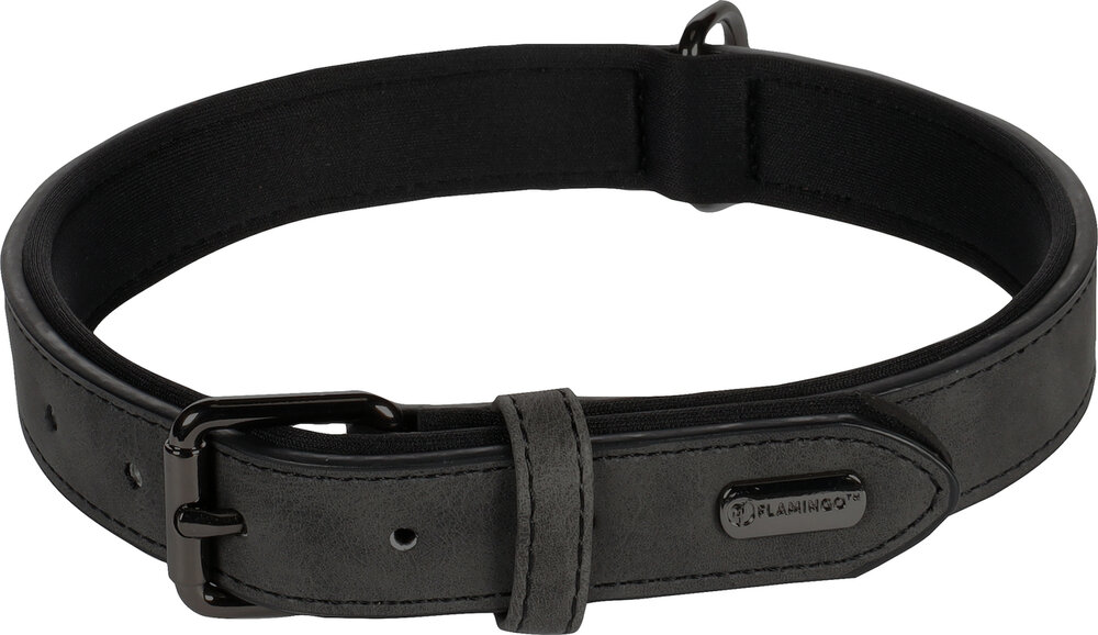 Halsband met neopreen Delu Zwart
