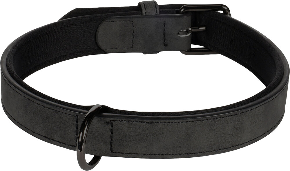 Halsband met neopreen Delu Zwart