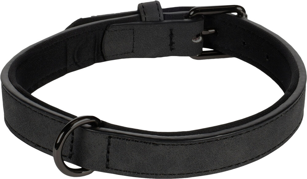 Halsband met neopreen Delu Zwart