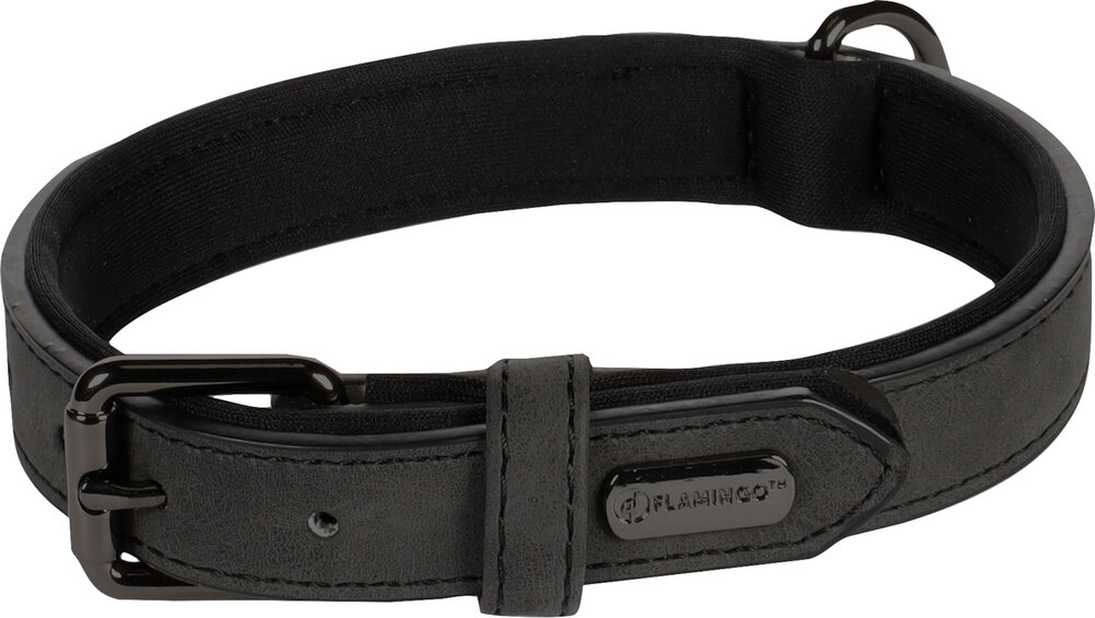 Halsband met neopreen Delu Zwart