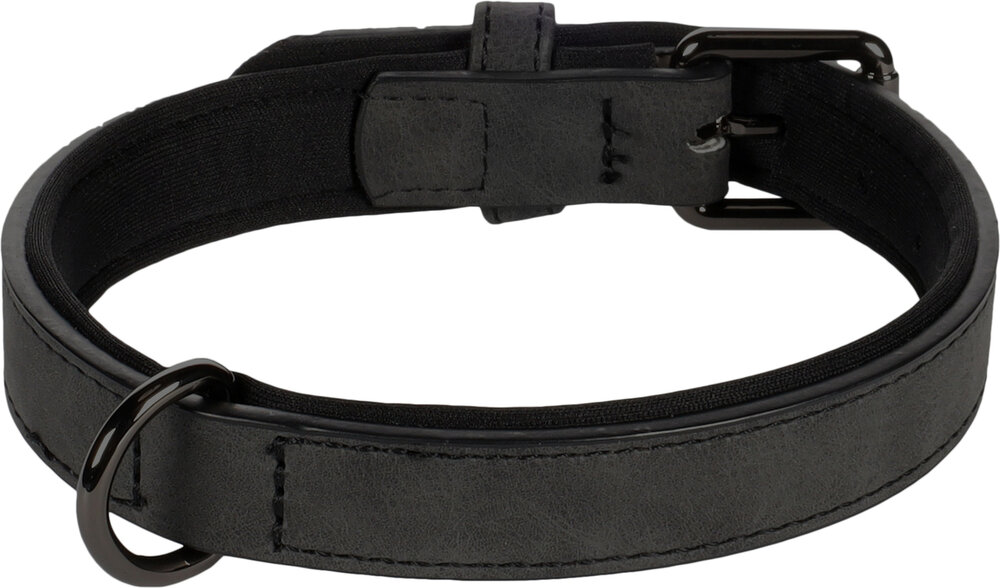 Halsband met neopreen Delu Zwart