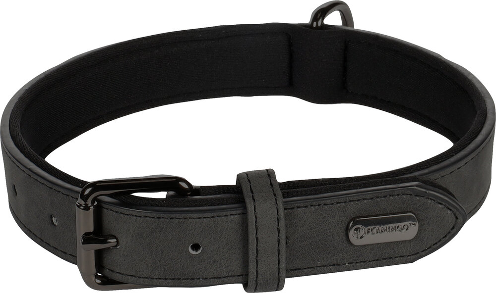 Halsband met neopreen Delu Zwart