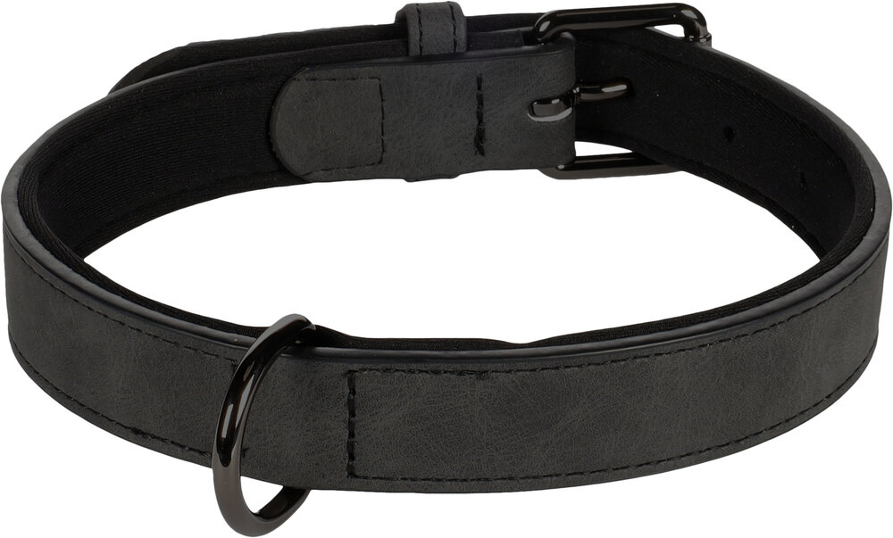 Halsband met neopreen Delu Zwart