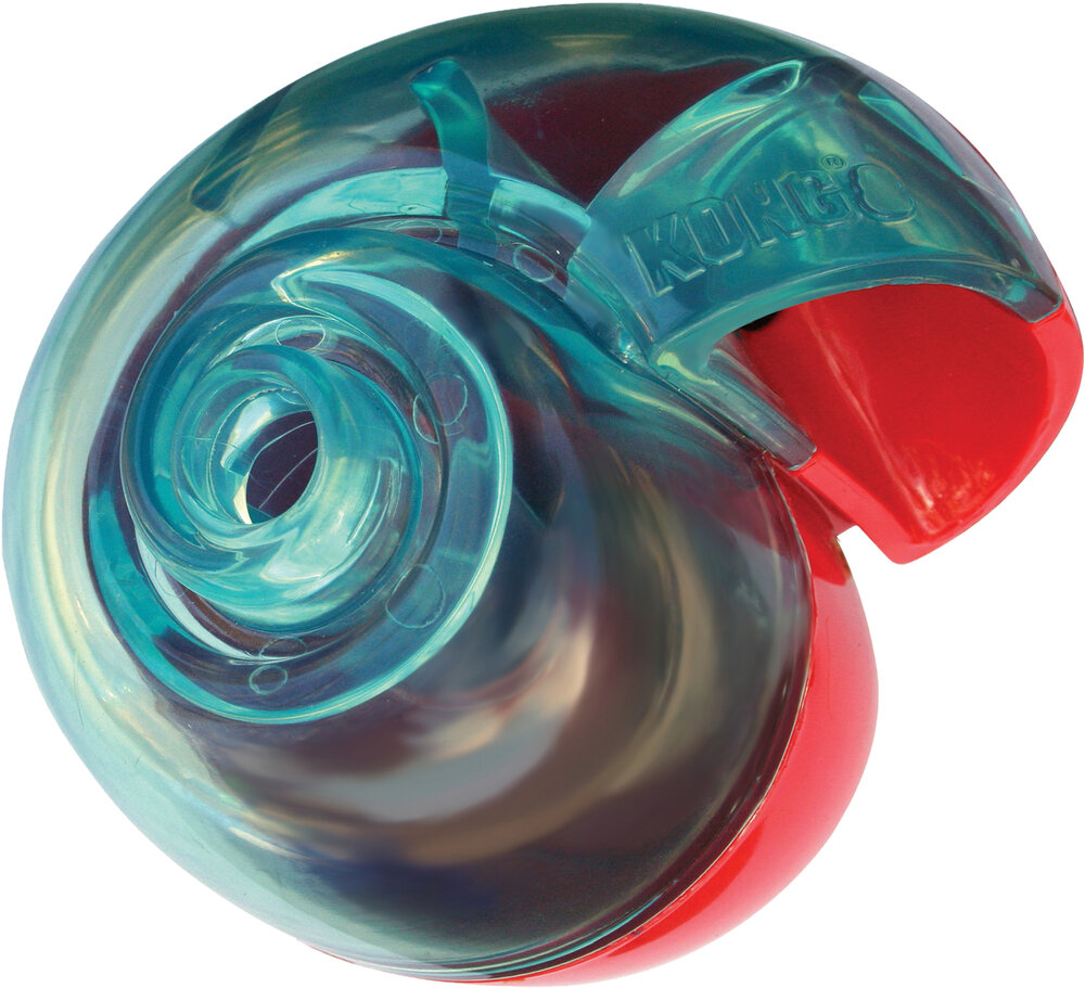 Kong&not;&AElig; Speelgoed Rewards Schelp Rood &amp; Blauw