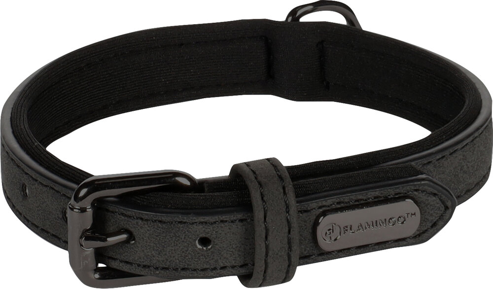 Halsband met neopreen Delu Zwart