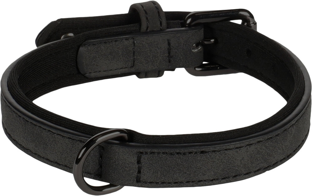 Halsband met neopreen Delu Zwart