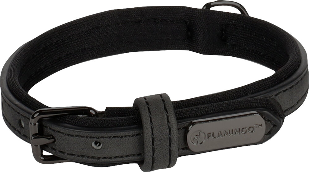 Halsband met neopreen Delu Zwart