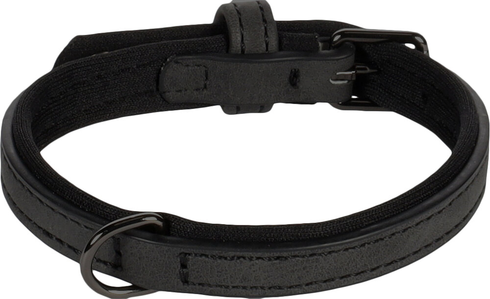 Halsband met neopreen Delu Zwart