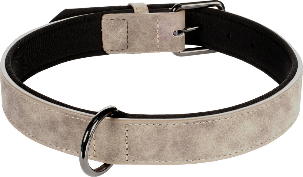 Halsband met neopreen Delu Taupe
