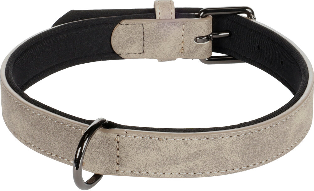 Halsband met neopreen Delu Taupe