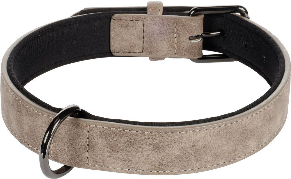 Halsband met neopreen Delu Taupe