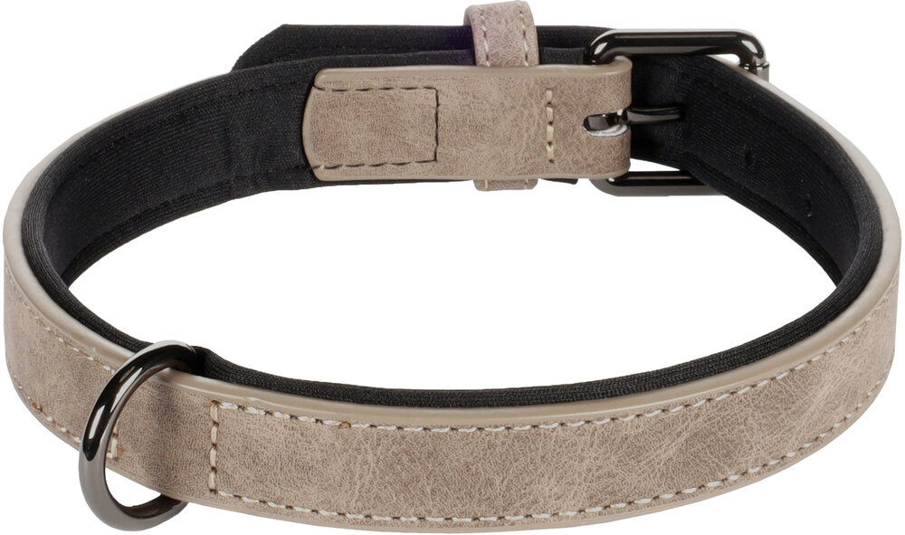 Halsband met neopreen Delu Taupe