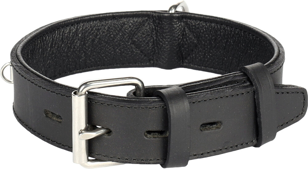 Halsband Gevoerd Breed Seattle Zwart