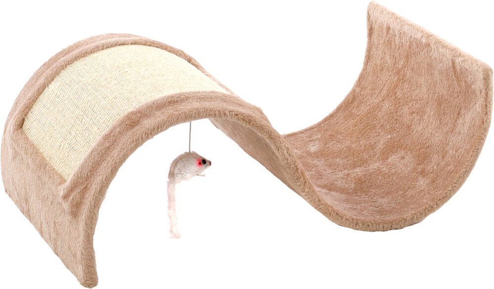 Krabplank Kitty Beige &amp; Grijs &amp; Blauw