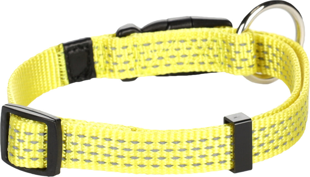 Halsband Len Fluo geel