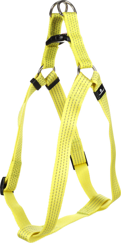 Harnas Step&amp;Go Len Fluo geel