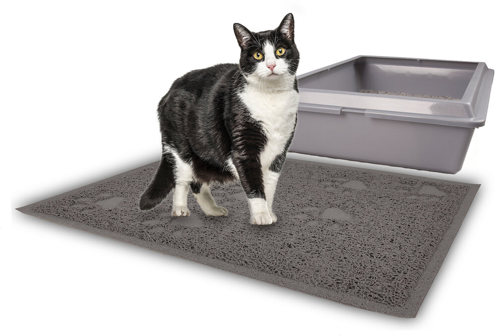 Kattenbakmat Tumbi Matti Grijs