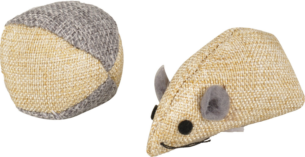 Speelgoed Juns Bal &amp; Muis Beige