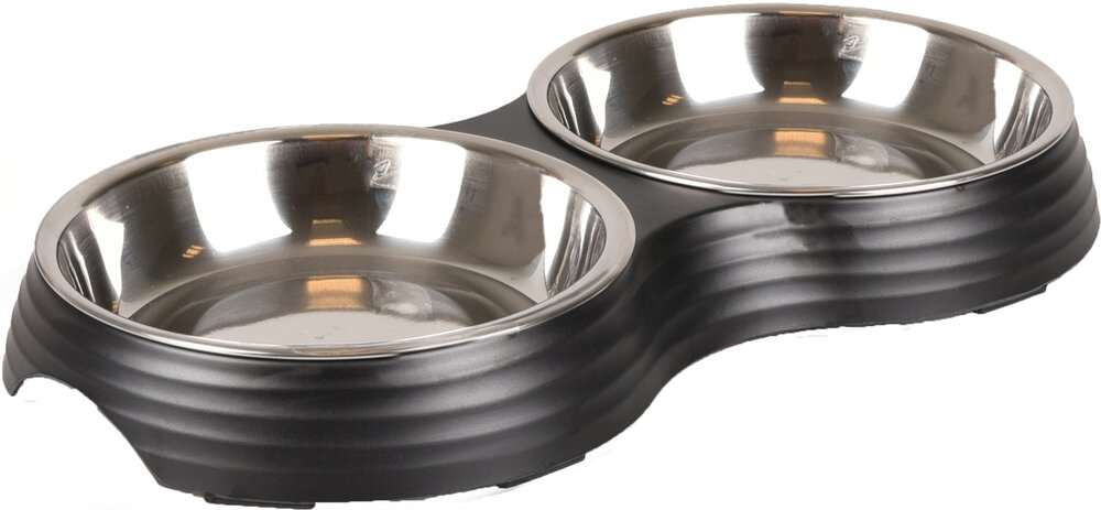 Eet- en drinkpot Duo Dinner Aschau Zwart &amp; Zilver