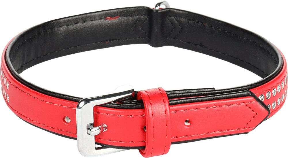 Halsband Gevoerd Monte Carlo Rood