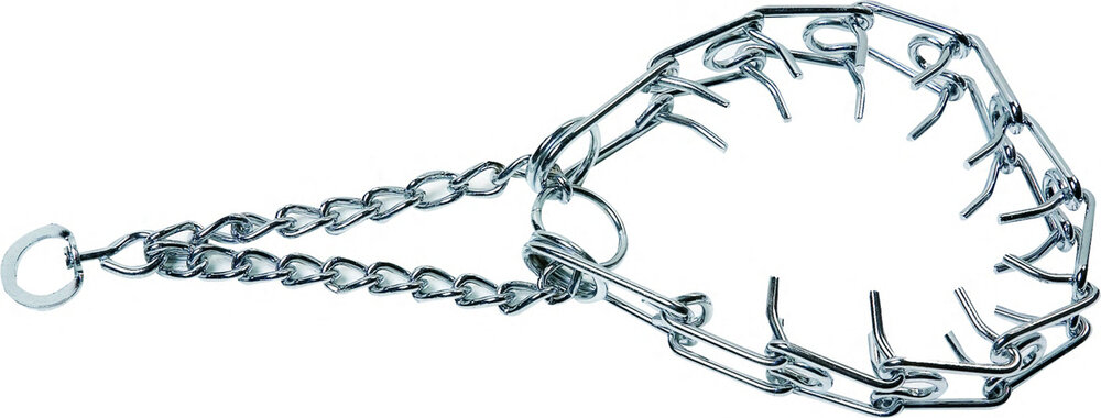 Anti-trek halsband Mondo Zilver