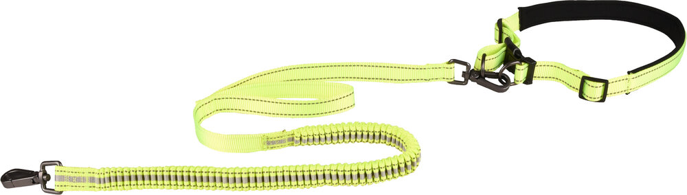 Jogginglijn met heupriem Diran Fluo geel