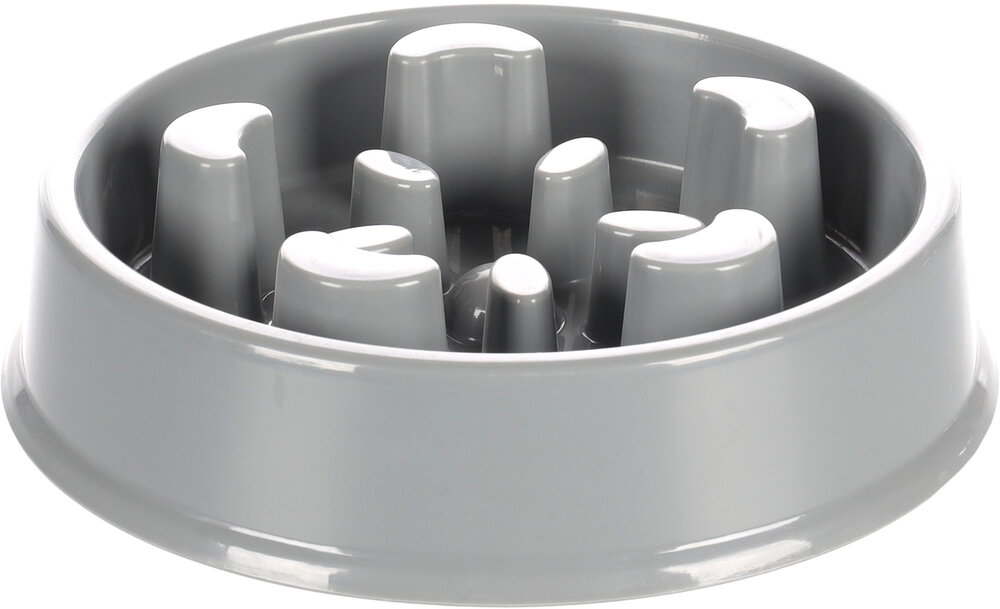 Eetpot Slow feeder Baba Rond Grijs