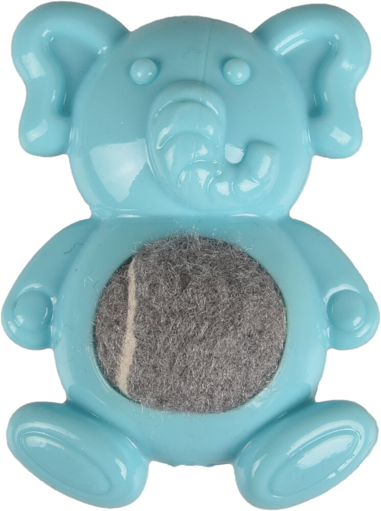 Speelgoed Puppy Loekie Olifant met bal Turkoois