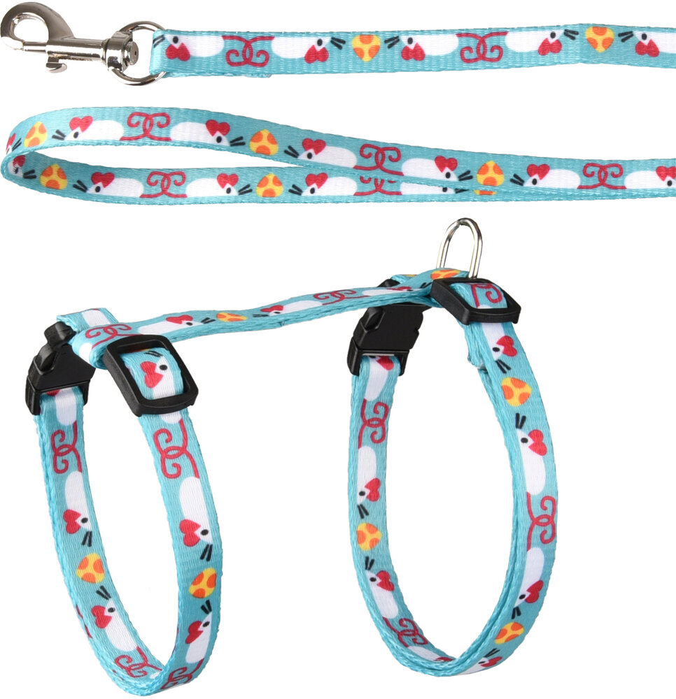 Harnas met looplijn Arwen Blauw