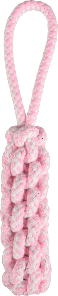 Speelgoed Small Dog Cub Trektouw &amp; Staaf Geweven Ivar Roze
