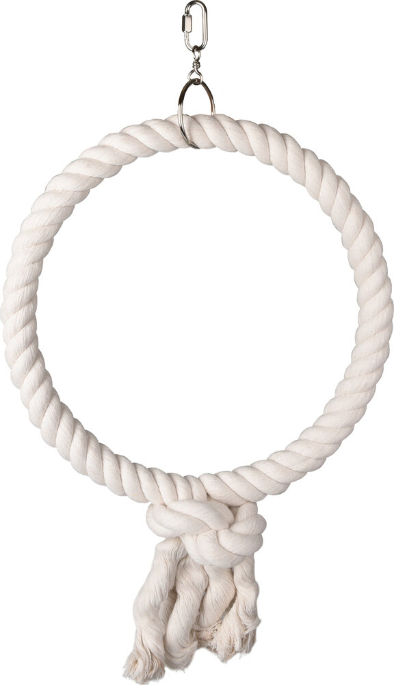 Vogelspeelgoed Hakan Ring Touw Wit