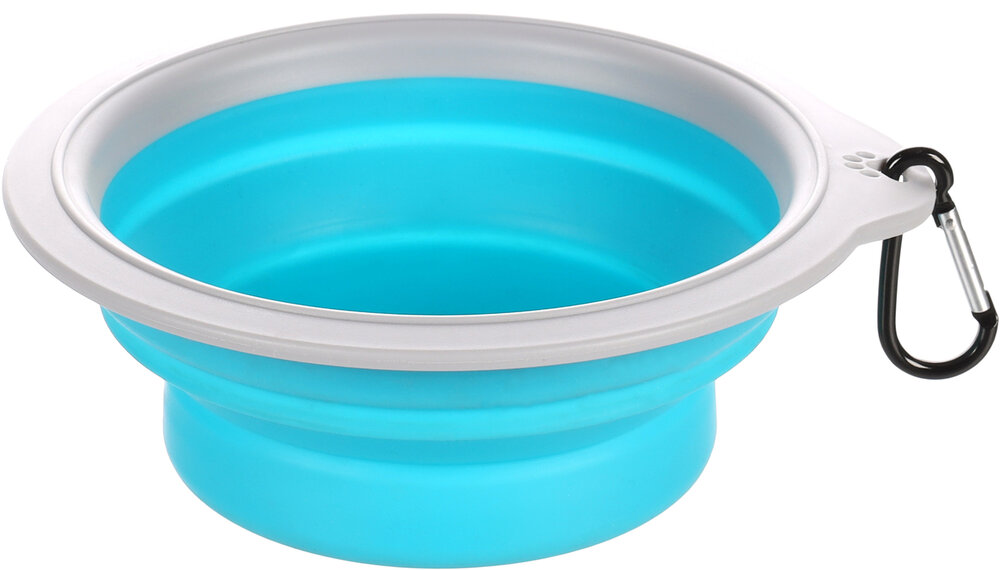 Eet- en drinkpot Bubo Rond Blauw &amp; Grijs