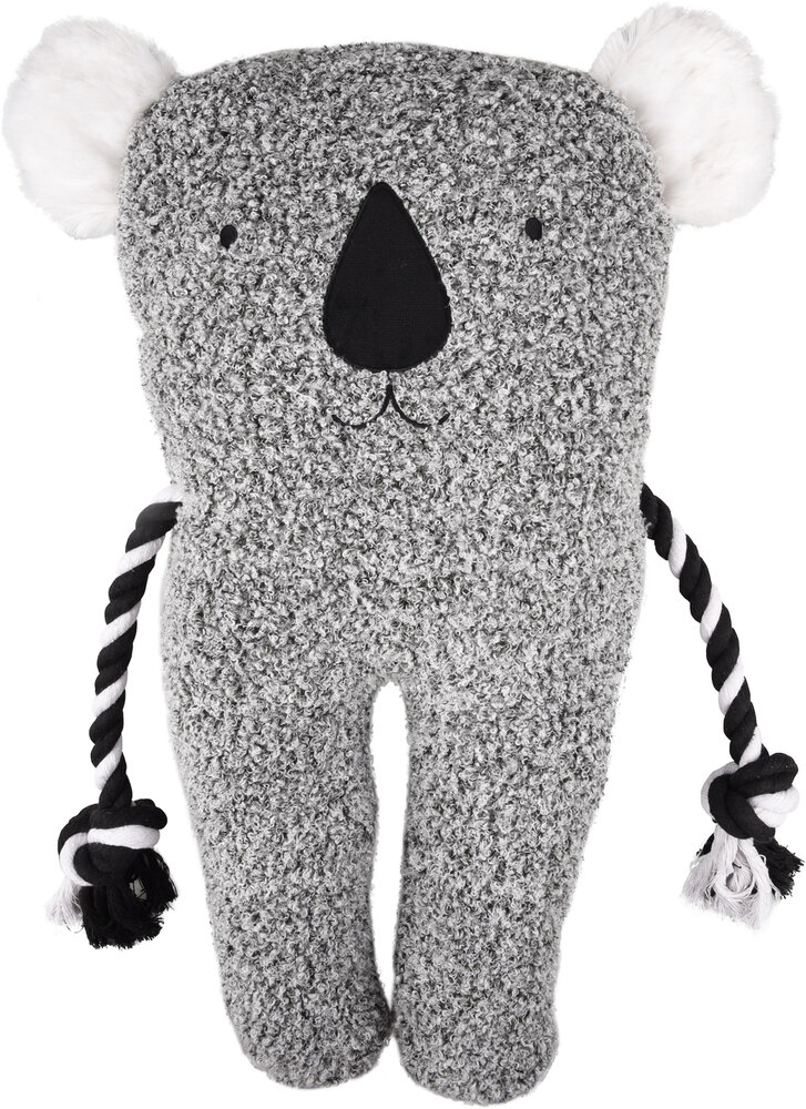 Speelgoed Bonny Koala met touw Grijs