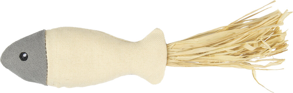 Speelgoed Natural Fun Vis Grijs &amp; Beige