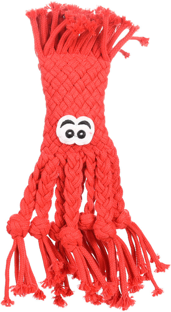 Speelgoed Jonas Touw &amp; Octopus Biebo Rood