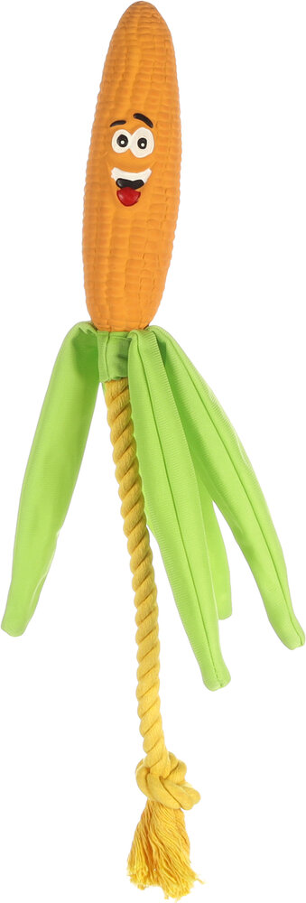 Speelgoed Xibor Ma&iuml;s met touw Oranje