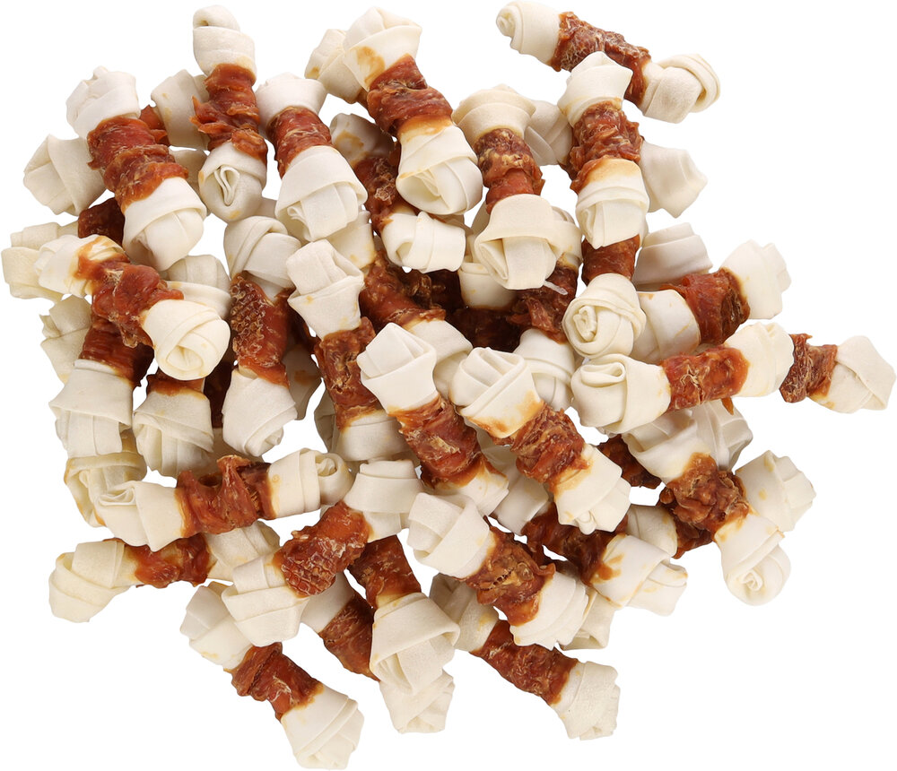 Snack R&#039;Hide Geknoopt Been Wit met kip 11cm 35gr / 46 st 1,61kg