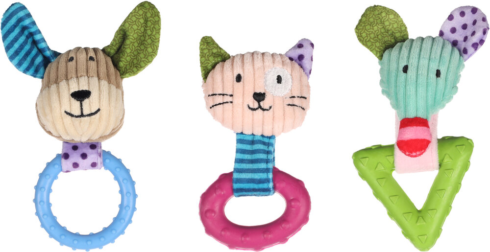 Speelgoed Puppy Iraja Hond &amp; Kat &amp; Muis Meerdere kleuren