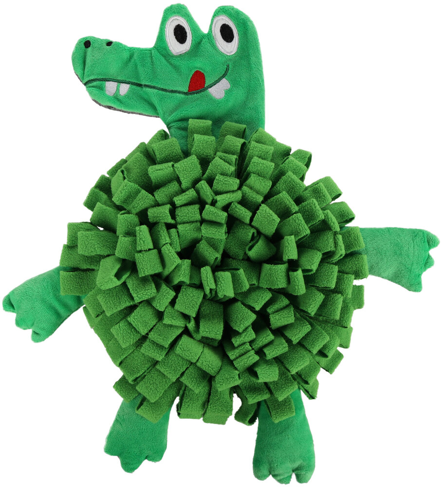 Snuffelmat Njammie Krokodil Groen