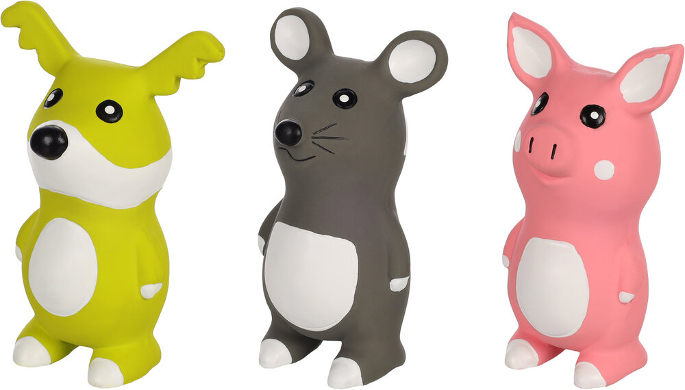 Speelgoed Bocca Hond &amp; Muis &amp; Varken Meerdere kleuren