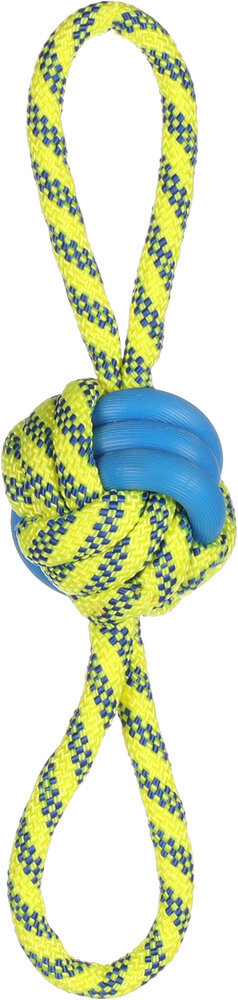 Speelgoed Tofla Trektouw &amp; Knoopbal Blauw &amp; Geel