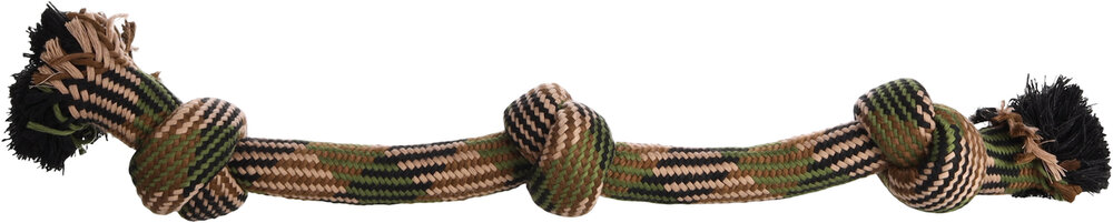 Speelgoed Joe Touw met 3 knopen Camouflage
