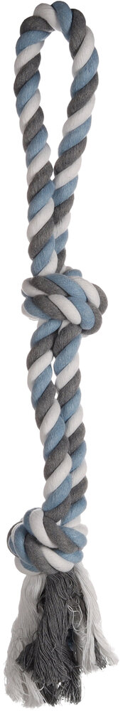 Speelgoed Jim Trektouw met 2 knopen Blauw