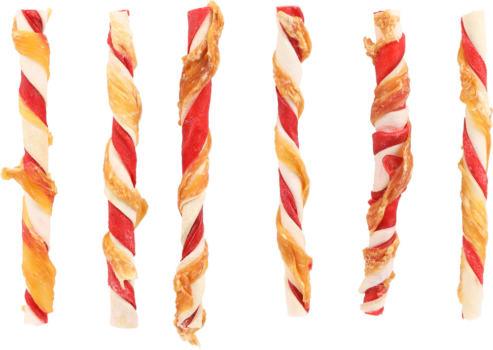 Snack R&#039;Hide Staaf Meerkleurig met kip 12cm 11g / 6 st 70g