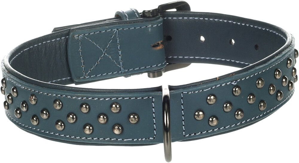 Halsband met sierbeslag Denver Blauw