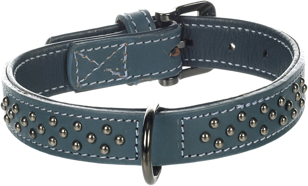 Halsband met sierbeslag Denver Blauw