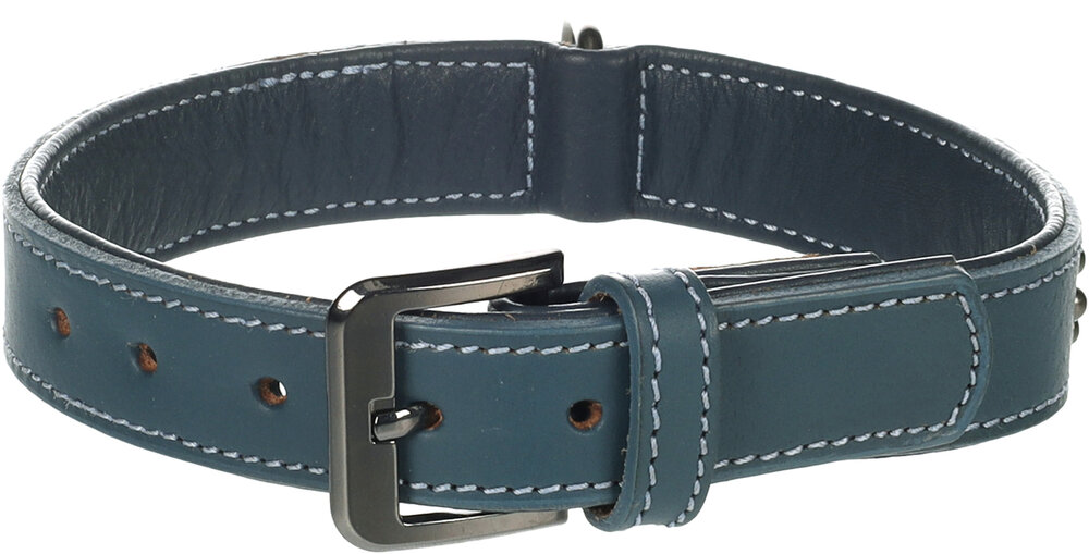 Halsband met sierbeslag Denver Blauw